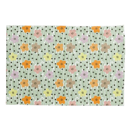 Daisy bloemenneutraal huis kussensloop (Achterkant)