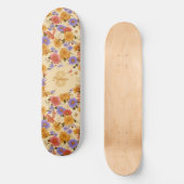 daisy bloemenpatroon (2) persoonlijk skateboard (Voorkant)