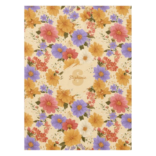 daisy bloemenpatroon (2) tafelkleed (Voorkant)