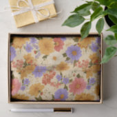  daisy bloemenpatroon (2) tissuepapier (Geschenk)