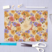  daisy bloemenpatroon (2) tissuepapier (Craft)