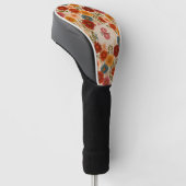 daisy bloemenpatroon golfheadcover (Schuin)