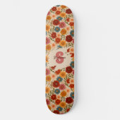 daisy bloemenpatroon persoonlijk skateboard (Voorkant)