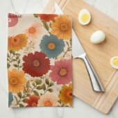  daisy bloemenpatroon theedoek (Quarter Fold)