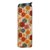 daisy bloemenpatroon thermosbeker (Gedraaid links)