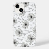Daisy bloementekening iPhone 14 hoesjes (Achterkant)