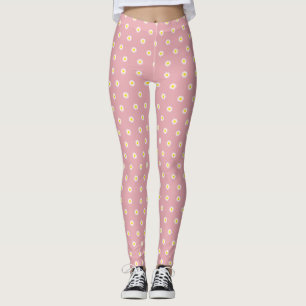 Daisy bloempatroon - Zuiverheid, Onschuld citaat Leggings