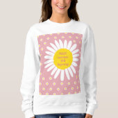 Daisy bloempatroon - Zuiverheid, Onschuld citaat Trui (Voorkant)