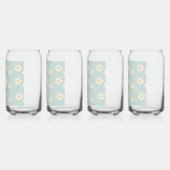 Daisy Bloom Drinkware Glass Set Blikvorm Glas (Links)