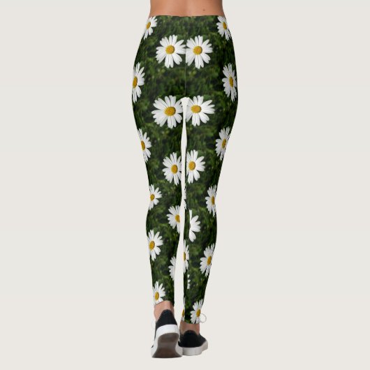 Daisy Bloom naadloos patroon en uw ideeën Leggings (Achterkant)