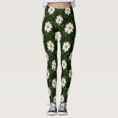 Daisy Bloom naadloos patroon en uw ideeën Leggings (Voorkant)