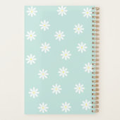 Daisy Bloom Planner – Soft Blue Floral Cover (Achterkant)