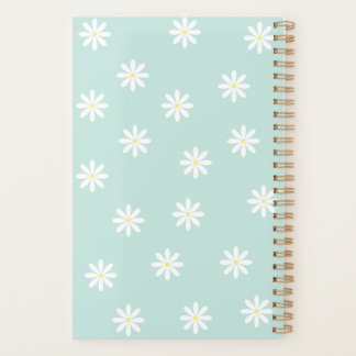 Daisy Bloom Planner – Zachte Blauwe Bloemige Omsla