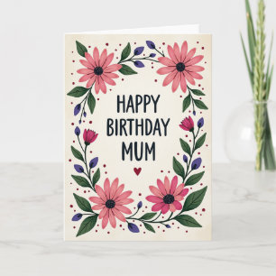 Daisy Bloom Verjaardagskaart Kaart