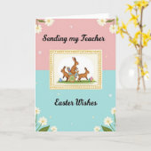 Daisy Blooms Easter Wishes Card Kaart (Gele Bloem)