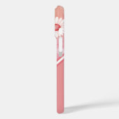 Daisy Blooms: Minimalistisch Bloempatroon Case-Mate iPhone Case (Achterkant / Links)