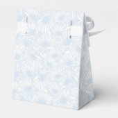 Daisy Blooms - Poederblauw Bedankdoosjes (Achterkant)