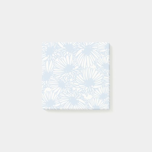 Daisy Blooms - Poederblauw Post-it® Notes (Voorkant)