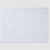 Daisy Blooms - Poederblauw Tissuepapier (Voorkant)