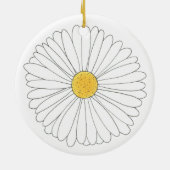 Daisy Blossom Flower Daisies Garden Party Floral Keramisch Ornament (Achterkant)