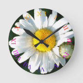 Daisy Blossom wandklok (Voorkant)