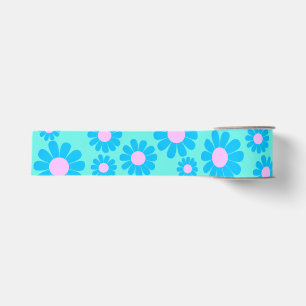 Daisy Blue Blauwgroen Grosgrain Lint