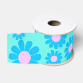 Daisy Blue Blauwgroen Grosgrain Lint (Spoel)