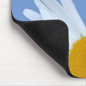 Daisy Blue Elegant White Script Muismat (Hoek)