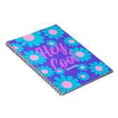 Daisy Blue Lila Notitieboek (Rechterzijde)