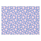 Daisy Blue Roze Tafelkleed (Voorkant (Horizontaal))