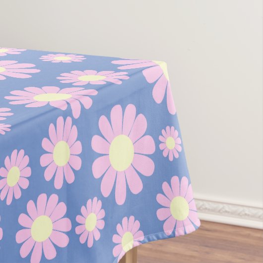 Daisy Blue Roze Tafelkleed (Voorbeeld)