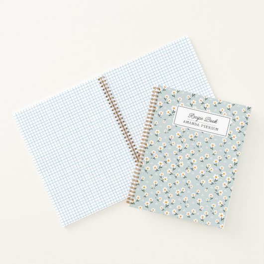 Daisy Blue Schattige Receptenboek Notitieboek (Binnen)