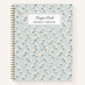 Daisy Blue Schattige Receptenboek Notitieboek (Voorkant)