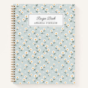 Daisy Blue Schattige Receptenboek Notitieboek