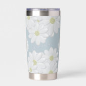 Daisy Blue Sky Springtime Geïsoleerde Tumbler Drinkbeker (Achterkant)
