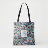 Daisy Blues - Gepersonaliseerde volledige naam Tote Bag (Voorkant)