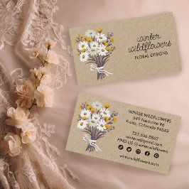 Daisy Boeket Elegant Charmant Sociale Iconen Kraft Visitekaartje