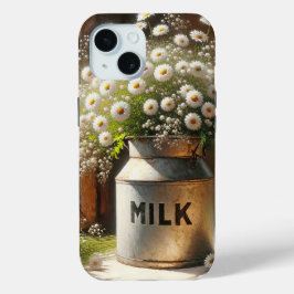 Daisy Boeket in Melkblik iPhone 15 Case