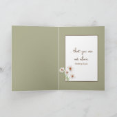 Daisy boeket in raam kaart (Binnen)