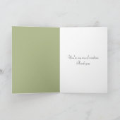 Daisy boeket in rode pitcher dank u kaart (Binnen)