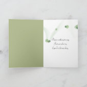 Daisy boeket in rode pitcher denken aan je kaart (Binnen)