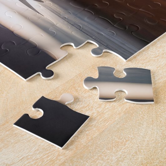 Daisy boeket in rode pitcher legpuzzel (Zijkant)