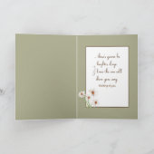 Daisy Boeket In Venster Denken aan jou Kaart (Binnen)