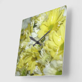 Daisy Boeketten Wandklok (Hoek)