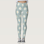 Daisy Boho Bloem Leggings (Voorkant)