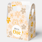 Daisy Boho Floral 1e verjaardag Bedankdoosjes (Geopend)