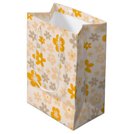 Daisy Boho Floral 1e verjaardag Medium Cadeauzakje