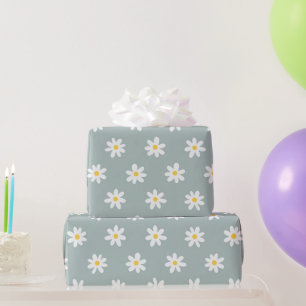 Daisy Boho Floral Cadeaupapier