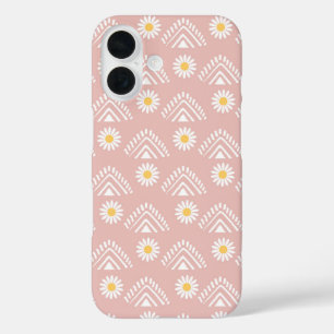 Daisy Boho Floral iPhone 16 Hoesje