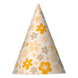 Daisy Boho Floral Foto 1e Verjaardag Feesthoedjes